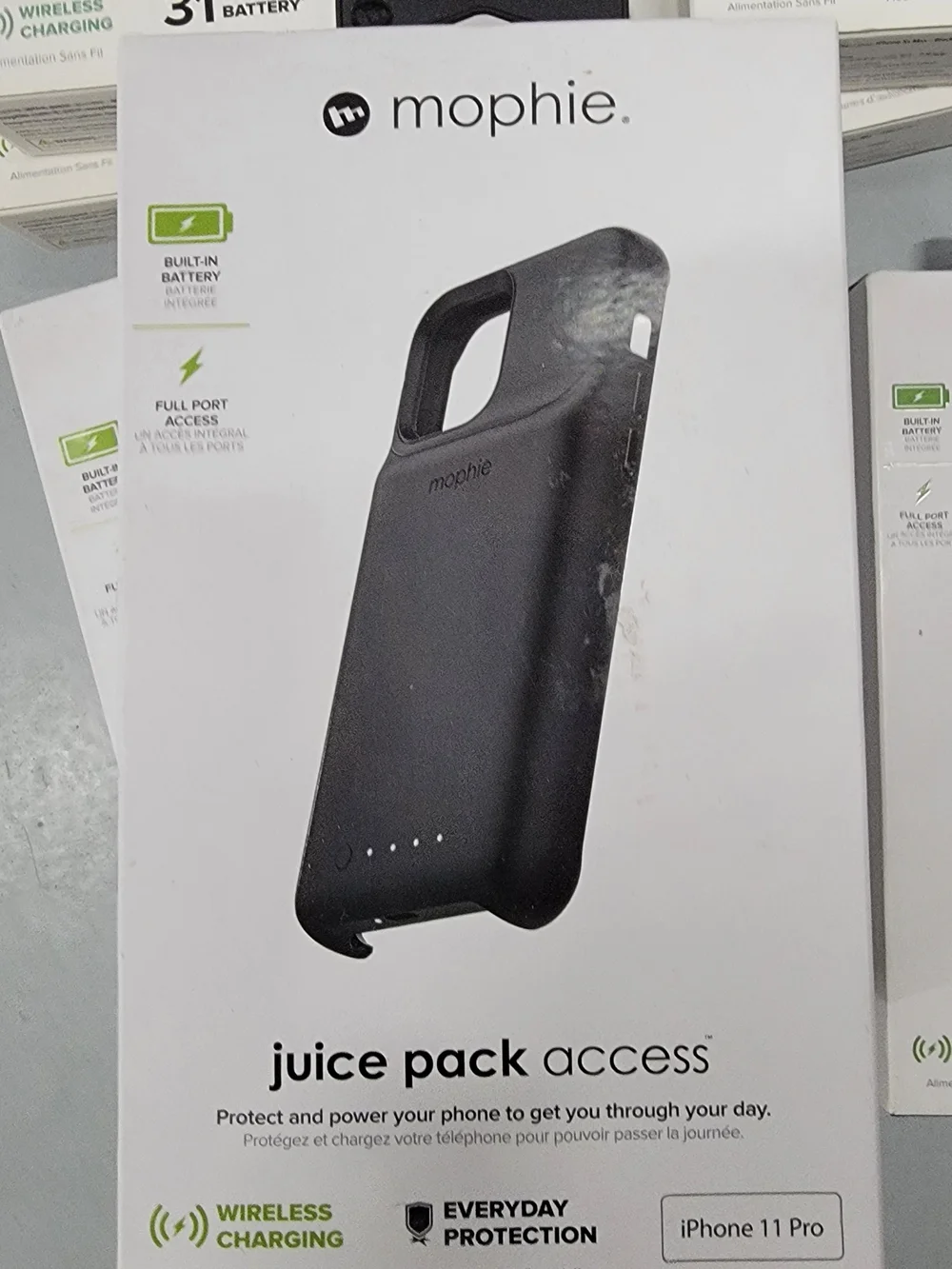 mophie Juice Pack Access Battery Case for iPhone 11 Pro - Black